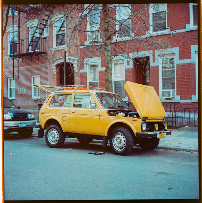 Illustration for article titled The Story Behind The Bright Orange Soviet 4x4 Rolling Through Brooklyn